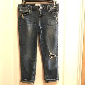 Aeropostale Distressed Crop Pants sz 1/2